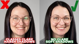 Say Goodbye to Annoying Glasses Glare in Your Pictures | light subjects with glasses for portraits