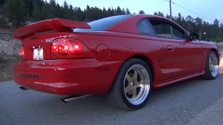 Mustang cobra H&R lowering springs install