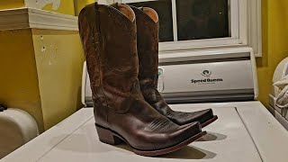 Cody, James Snip toe cowboy boots. After Clean and Polish.