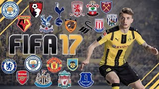 VEJA COMO ERAM OS ELENCOS DOS CLUBES DA PREMIER LEAGUE NO FIFA 17 !!!