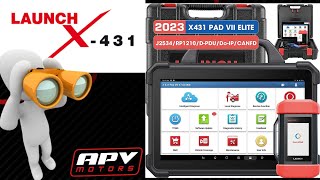 Escanner  para autos Launch  x431 VII como viene