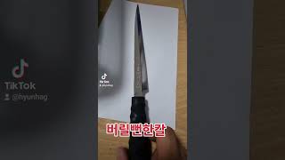 버릴까 말까 고민하다 만든 사시미칼