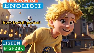 Alex's football passion | improve your English | listening and speaking