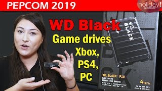 WD Black Game Drives for Xbox, PS4 & PC @Pepcom 2019 (Sept)