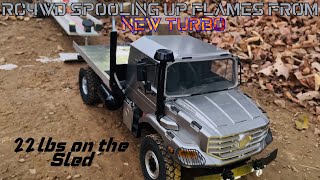 RC4wd Overland NEW TURBO Spooling Up Flames