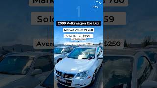 2009 Volkswagen Eos Lux sold on the auction for 2750$ #vweos #volkswageneos