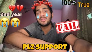 EXAM MA Fail ho gya💔😭Feel my pain😢Bhat akila feel kar rha ho😢No more vlogs😭