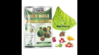 Phân Bón Kali Trắng Đậm Đặc,Tạo Hoa Trái Vụ,Tăng Vị Nông Sản,Gói 1kg