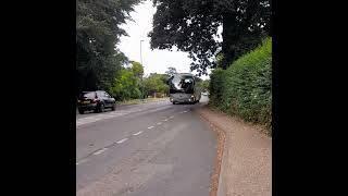 passenger plus Coach arriving in