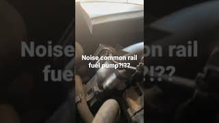 Noise from common rail pump..  help!