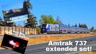 railfanning Amtrak trains 10/19/24