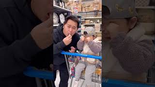 Dad prank on cute baby 👅🤹cut from @Diaryof4