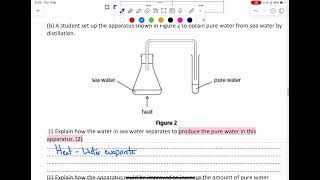 Separation of salt solution