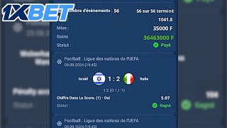 J'ai validé 9(neuf) coupons en une seule journée grâce à l'intelligence artificielle : Astuce 1XBET