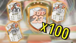 I Opened 100x 80+ Double Upgrade Packs - Fifa 23 Pack Opening