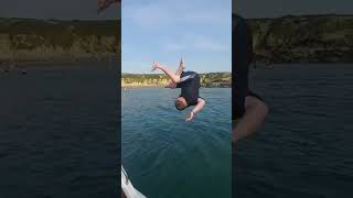 Big Man = Big Fail #underwater #fishing #funny #fail #mybackisbroken #jump #water #failarmy