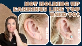 Can't Hold Up Your Earrings Anymore? This is a Must-Watch