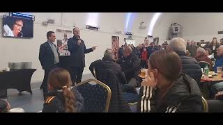 President of the Gaa gives a warm talk to the Clare hurlers of the 70ies Elves would approve.