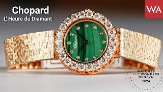 CHOPARD L’Heure du Diamant presented at Watches and Wonders 2024.