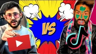 YOUTUBE VS TIK TOK:THE END || AAB BUS TIK TOK || REPLY TO CARRYMINATI || CARRYMINATI TIK TOK ROAST