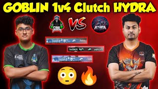 1v4 Clutch HYDRA🔥Goblin vs HYDRA BTS