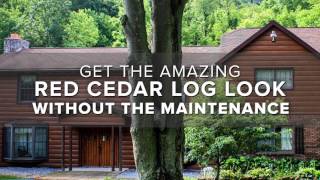 TruLog™ Get The Amazing Red Cedar Log Look Without The Maintenance