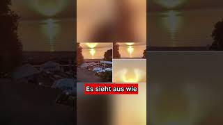 Seltsame Sonne mit Engelsflügeln gefilmt (Außerirdisch!?) #sonne #engel #alien #shorts