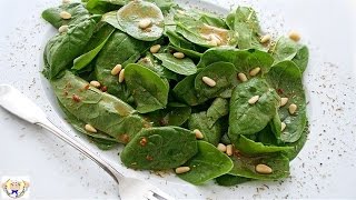 Salad from spinach