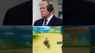 Donald would rather a red shell than a Michelle #presidentsplay #mariokartwii #shorts