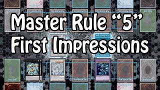 Master Rule 5 | First Impressions