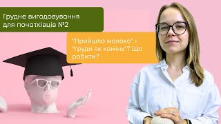 Що робити, якщо "прийшло молоко" і "груди, як камінь"? | ГВ для початківців #2 | Учітесь, читайте