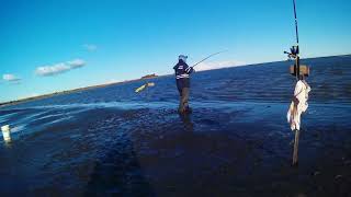 Pesquita de pejerreyes en Bahía San Blas!!!24/06/23....mucho viento y frío!!!