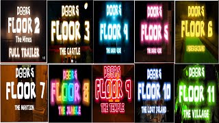 Trailer Comparison: Doors Floor 2 Vs Doors Floor 3 Vs Doors Floor 4 Vs Doors Floor 5 Vs 10 Vs 11