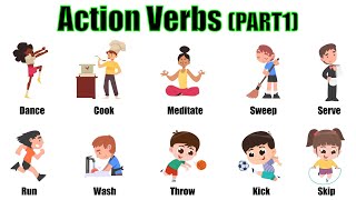 Action Verbs Vocabulary| Listen And Practice #learnenglish #actionverbs