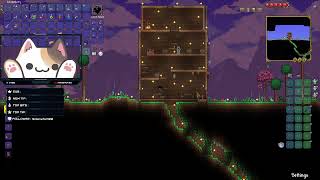 LET'S PLAY!! 1ST TIME PLAYING TERRARIA•!commands•Join the discord w/ da link below‼️