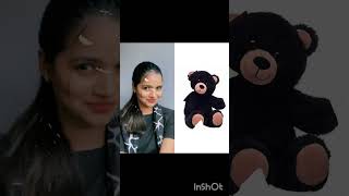 moni vs teddy bear #monisha #teddy #editz