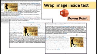 Wrap image inside text