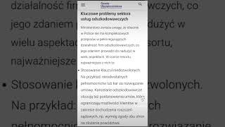 Kluczowe problemy sektora usług odszkodowawczych III