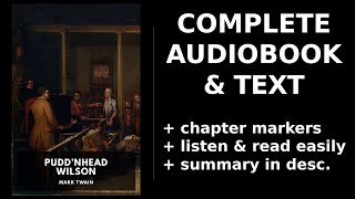 Pudd’nhead Wilson 💛 By Mark Twain FULL Audiobook