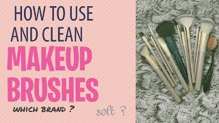 How to Clean Makeup Brushes 😍|Beginners brushes guide 🌷