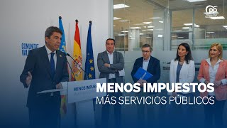 Menos Impuestos Más Servicios Públicos