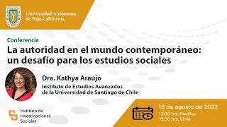 La autoridad en el mundo contemporáneo: un desafío para los estudios sociales