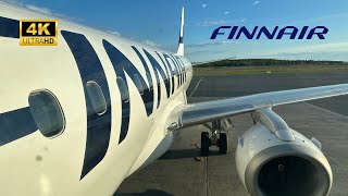 FINNAIR E190 AY538 Economy Class - Rovaniemi to Helsinki (4K)