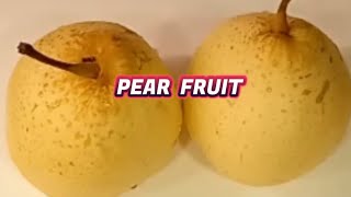 PEELING | CUTTING AND DROPPING PEAR FRUIT