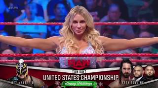 Charlotte Flair vs Chelsea Green WWE RAW December 23rd 2019