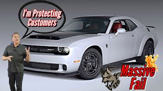 Dodge "Trying to Protect Customers" .. The Real Reason it's not working!