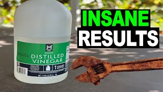 Using Vinegar To SIMPLY Remove Rust From Any Tool