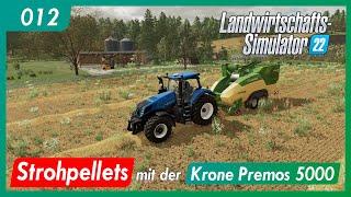 LS22 | 012 - Ellerbach | Strohbergung - Strohpellets mit Krone Premos 5000 | Let's play deutsch