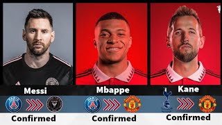 LATEST CONFIRMED TRANSFERS 🔥SUMMER TRANSFER WINDOW 2023 Ft Mbappe, Ronaldo 🔥 #summertransfers2023