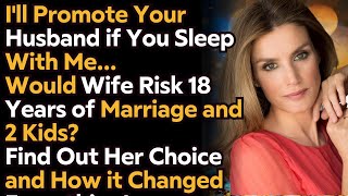 New Reddit Cheating Stories. I'll Promote Your Husband if You Sleep With Me - Would Wife Risk?